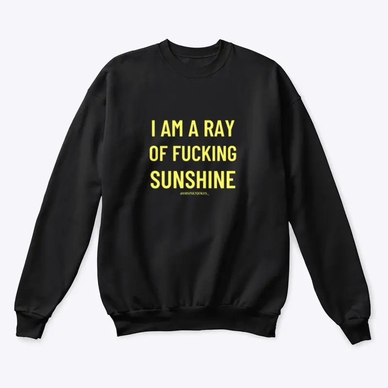 RAY OF SUNSHINE TS in Black