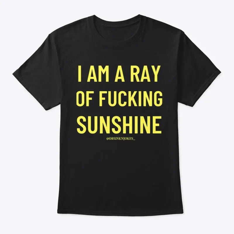 RAY OF SUNSHINE TS in Black