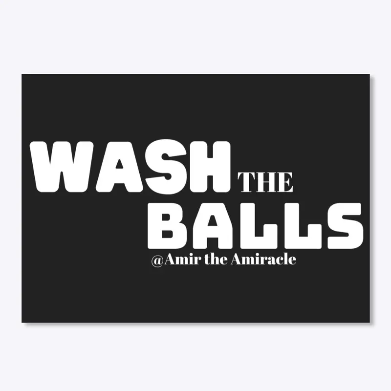 WASH THE BALLS Merch